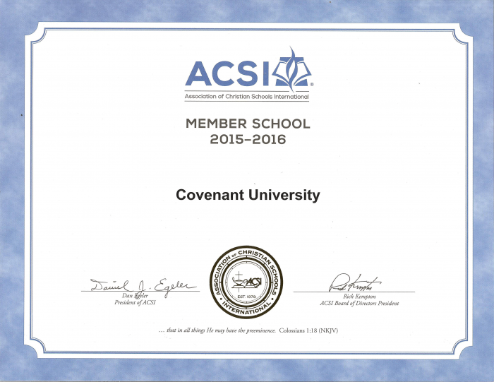 Authorization Accreditation and Recognition Covenant University